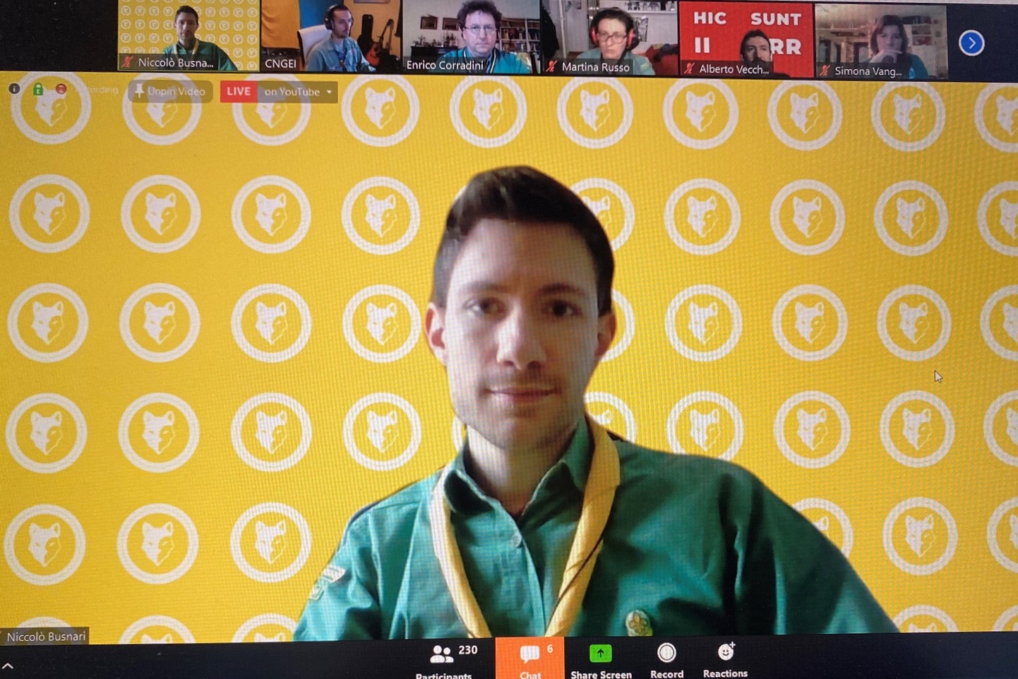 Intervista scout via zoom